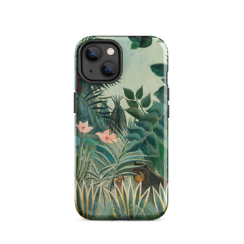Equatorial Jungle - Henri Rousseau Iphone Case, 14 / Gloss, Mobile Phone Cases, Toby Leon