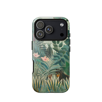 Equatorial Jungle - Henri Rousseau Iphone Case, 17 Pro / Gloss, Mobile Phone Cases, Toby Leon