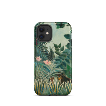 Equatorial Jungle - Henri Rousseau Iphone Case, 12 Mini / Matte, Mobile Phone Cases, Toby Leon