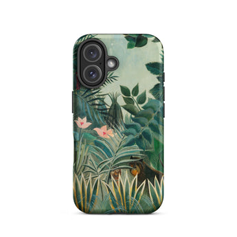 Equatorial Jungle - Henri Rousseau Iphone Case, 16 / Matte, Mobile Phone Cases, Toby Leon