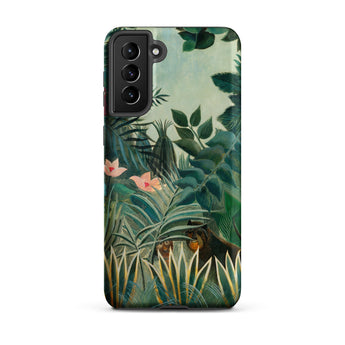 Equatorial Jungle - Henri Rousseau Phone Case, Samsung Galaxy S21 Plus / Matte, Mobile Cases, Toby Leon