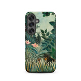 Equatorial Jungle - Henri Rousseau Phone Case, Samsung Galaxy S25 / Matte, Mobile Cases, Toby Leon