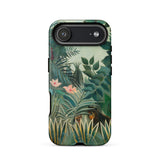 Equatorial Jungle - Henri Rousseau Phone Case Iphone 17 Air / Matte Phone Case Lush Jungle Scene Vibrant Green Foliage Henri Rousseau