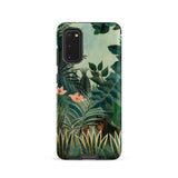 Equatorial Jungle - Henri Rousseau Phone Case Samsung Galaxy S20 / Matte Phone Case Vibrant Jungle Scene Lush Green Foliage Henri Rousseau