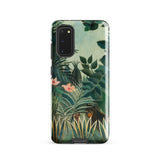 Equatorial Jungle - Henri Rousseau Phone Case Samsung Galaxy S20 / Gloss Phone Case Vibrant Jungle Scene Lush Green Foliage Henri Rousseau