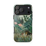 Equatorial Jungle - Henri Rousseau Phone Case Iphone 17 Pro Max / Gloss Vibrant Jungle-themed Phone Case Lush Green Foliage Delicate Henri