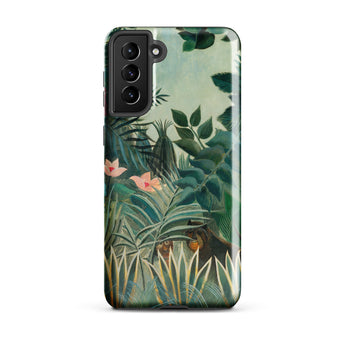 Equatorial Jungle - Henri Rousseau Samsung Case, Galaxy S21 Plus / Gloss, Mobile Phone Cases, Toby Leon