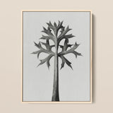 Eryngium Bourgatii (mediterranean Sea Holly) - Karl Blossfeldt Art Print / Canvas, 12x16’’ / 31x41cm / Natural Frame, Posters Prints &