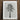 Minimalist Black-and-white Framed Artwork Stylized Tree Spiky Leaf-like Karl Blossfeldt, Eryngium Bourgatii, Mediterranean Sea Holly