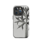 Eryngium Bourgatii (mediterranean Sea Holly) Karl Blossfeldt Iphone Case, 16 Pro / Matte, Gray Phone Case Stylized Tree Design