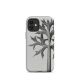 Eryngium Bourgatii (mediterranean Sea Holly) - Karl Blossfeldt Iphone Case, Gray Phone Case Leaf Design