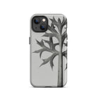 Eryngium Bourgatii (mediterranean Sea Holly) Karl Blossfeldt Iphone Case, Gray Phone Case Plant Design