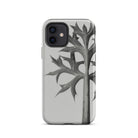 Eryngium Bourgatii (mediterranean Sea Holly) Karl Blossfeldt Iphone Case, Gray Phone Case Stylized Leaf Design