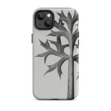 Eryngium Bourgatii (mediterranean Sea Holly) - Karl Blossfeldt Phone Case Gray Phone Case Leaf Design Karl Blossfeldt, Blossfeldt’s