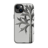 Eryngium Bourgatii (mediterranean Sea Holly) - Karl Blossfeldt Phone Case Gray Phone Case Leaf Design Karl Blossfeldt, Blossfeldt’s