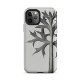 Eryngium Bourgatii (mediterranean Sea Holly) - Karl Blossfeldt Phone Case Iphone 11 Pro Max / Matte Gray Phone Case Leaf Design Karl