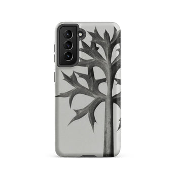 Eryngium Bourgatii (mediterranean Sea Holly) - Karl Blossfeldt Phone Case Samsung Galaxy S21 / Matte Sleek Minimalist Phone Case