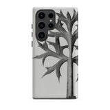 Eryngium Bourgatii (mediterranean Sea Holly) - Karl Blossfeldt Phone Case Samsung Galaxy S23 Ultra / Matte Sleek Light Gray Phone Case