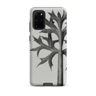 Eryngium Bourgatii (mediterranean Sea Holly) Karl Blossfeldt Samsung Case, Galaxy S20 Plus / Matte, Phone Case Black White Leaf Design