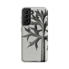 Eryngium Bourgatii (mediterranean Sea Holly) Karl Blossfeldt Samsung Case, Galaxy S21 Fe / Matte, Gray Smartphone Case Black White Abstract