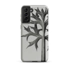 Eryngium Bourgatii (mediterranean Sea Holly) Karl Blossfeldt Samsung Case, Galaxy S21 Plus / Matte, Smartphone Black White Botanical