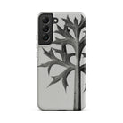 Eryngium Bourgatii (mediterranean Sea Holly) Karl Blossfeldt Samsung Case, Galaxy S22 Plus / Matte, Gray Smartphone Case Black White