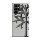 Eryngium Bourgatii (mediterranean Sea Holly) Karl Blossfeldt Samsung Case, Galaxy S22 Ultra / Matte, Smartphone Case Black White Thorny