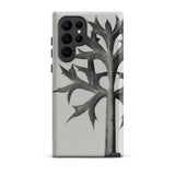 Eryngium Bourgatii (mediterranean Sea Holly) - Karl Blossfeldt Samsung Case, Galaxy S22 Ultra / Matte, Smartphone Case Black White Thorny