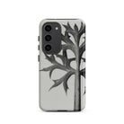 Eryngium Bourgatii (mediterranean Sea Holly) Karl Blossfeldt Samsung Case, Galaxy S23 / Matte, Phone Case Black and White Thorny Plant