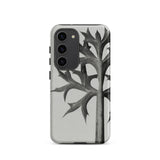 Eryngium Bourgatii (mediterranean Sea Holly) - Karl Blossfeldt Samsung Case, Galaxy S23 / Matte, Phone Case Black-and-white Thorny Plant