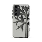 Eryngium Bourgatii (mediterranean Sea Holly) Karl Blossfeldt Samsung Case, Galaxy S23 Plus / Matte, Smartphone Case Black White Abstract
