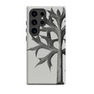 Eryngium Bourgatii (mediterranean Sea Holly) Karl Blossfeldt Samsung Case, Galaxy S24 Ultra / Matte, White Phone Case Black Abstract Tree