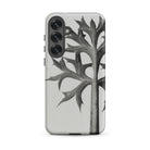 Eryngium Bourgatii (mediterranean Sea Holly) Karl Blossfeldt Samsung Case, Galaxy S25 Plus / Matte, White Phone Case Black Abstract Leaf