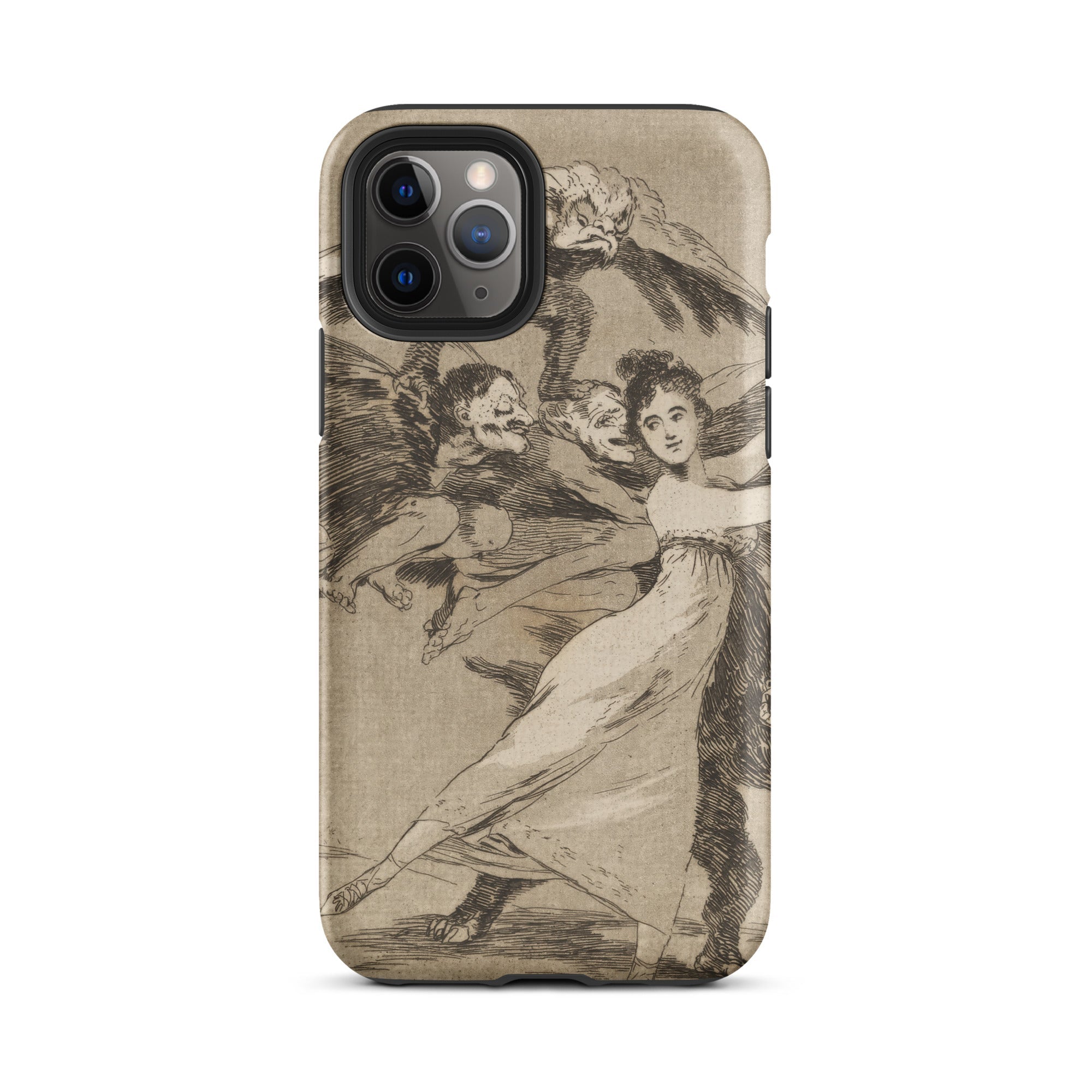 You will not Escape - Francisco De Goya Iphone Case, 11 Pro / Matte, Iphone Pro Max Goya-inspired Witches Sabbath Case