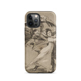 You will not Escape - Francisco De Goya Phone Case Iphone 12 Pro / Matte Iphone 12/13/14 Pro Max Goya-themed Case Goya Case, Dark Stage,