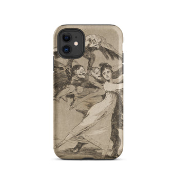 You will not Escape - Francisco De Goya Phone Case Iphone 11 / Matte Iphone Case Goya Case, Dark Stage, Biting Etch Lines