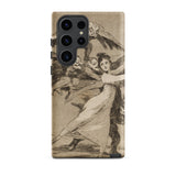 You will not Escape - Francisco De Goya Phone Case Samsung Galaxy S23 Ultra / Matte Vintage-style Phone Case Detailed Black-and-white