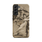 You will not Escape - Francisco De Goya Samsung Case, Galaxy S22 Plus / Matte, Phone Case Vintage-style Sepia-toned Illustration Woman