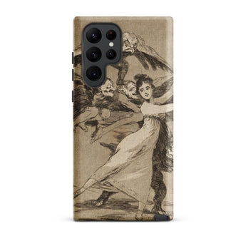 You will not Escape - Francisco De Goya Samsung Case, Galaxy S22 Ultra / Matte, Samsung Galaxy S23 Ultra Case Goya-esque Witches Flight