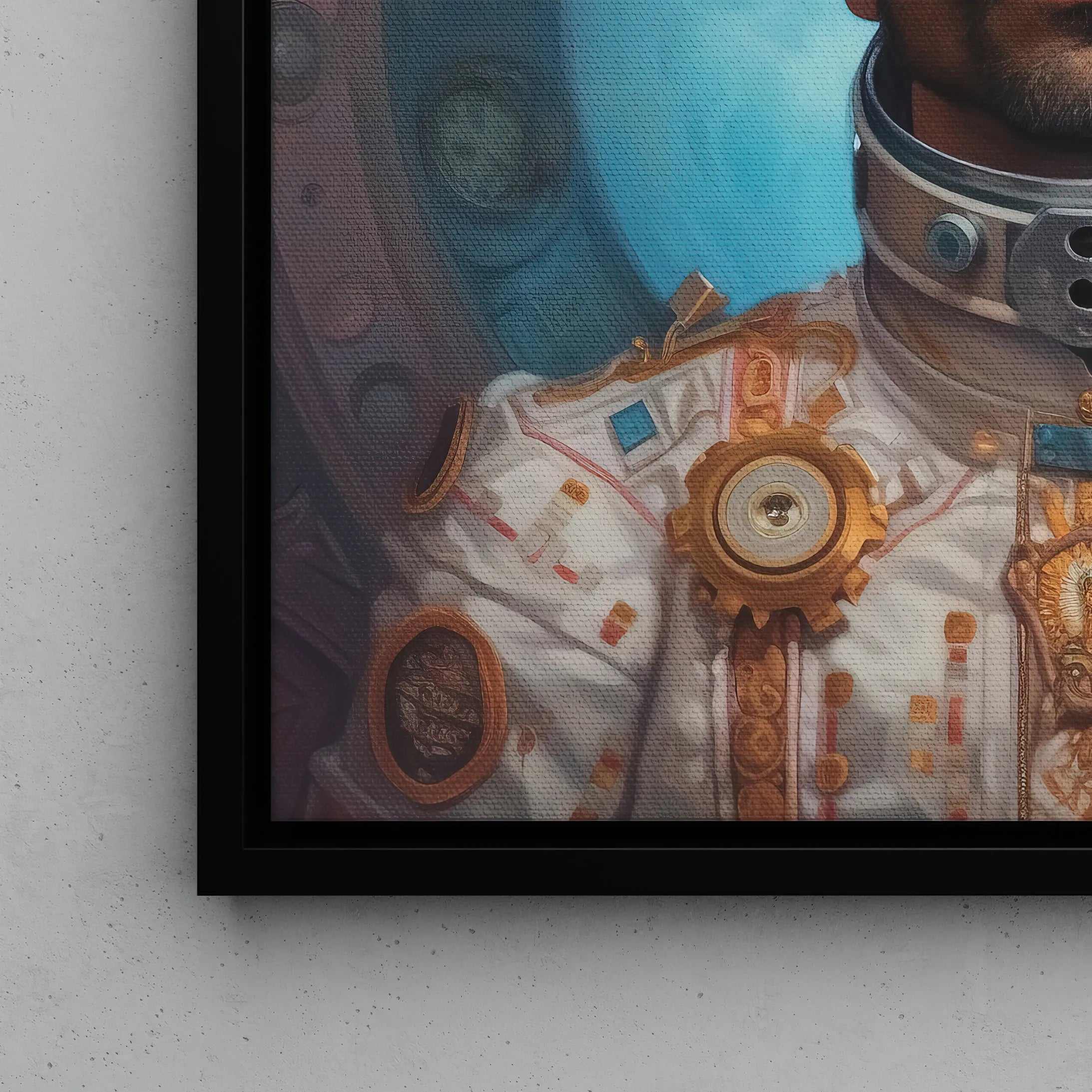 Eskandar The Gay Astronaut Art Print - Lgbtq Framed Canvas - Posters Prints & Visual Artwork - Aesthetic Art