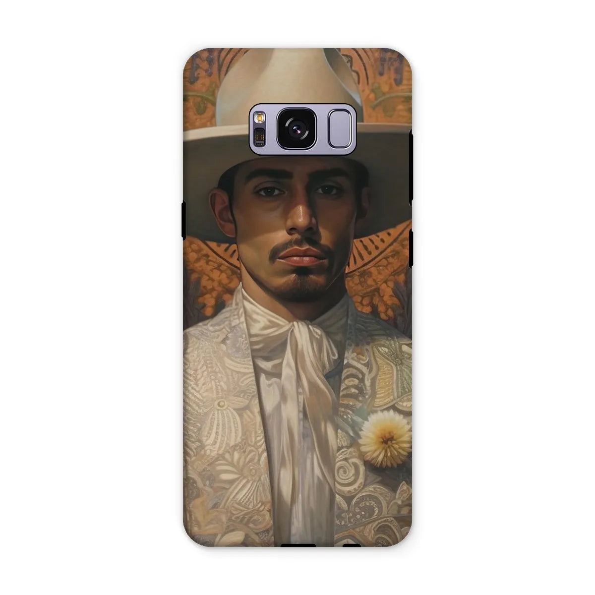 Estephan The Gay Cowboy - Dandy Gay Men Art Phone Case - Samsung Galaxy S8 Plus / Matte - Mobile Phone Cases