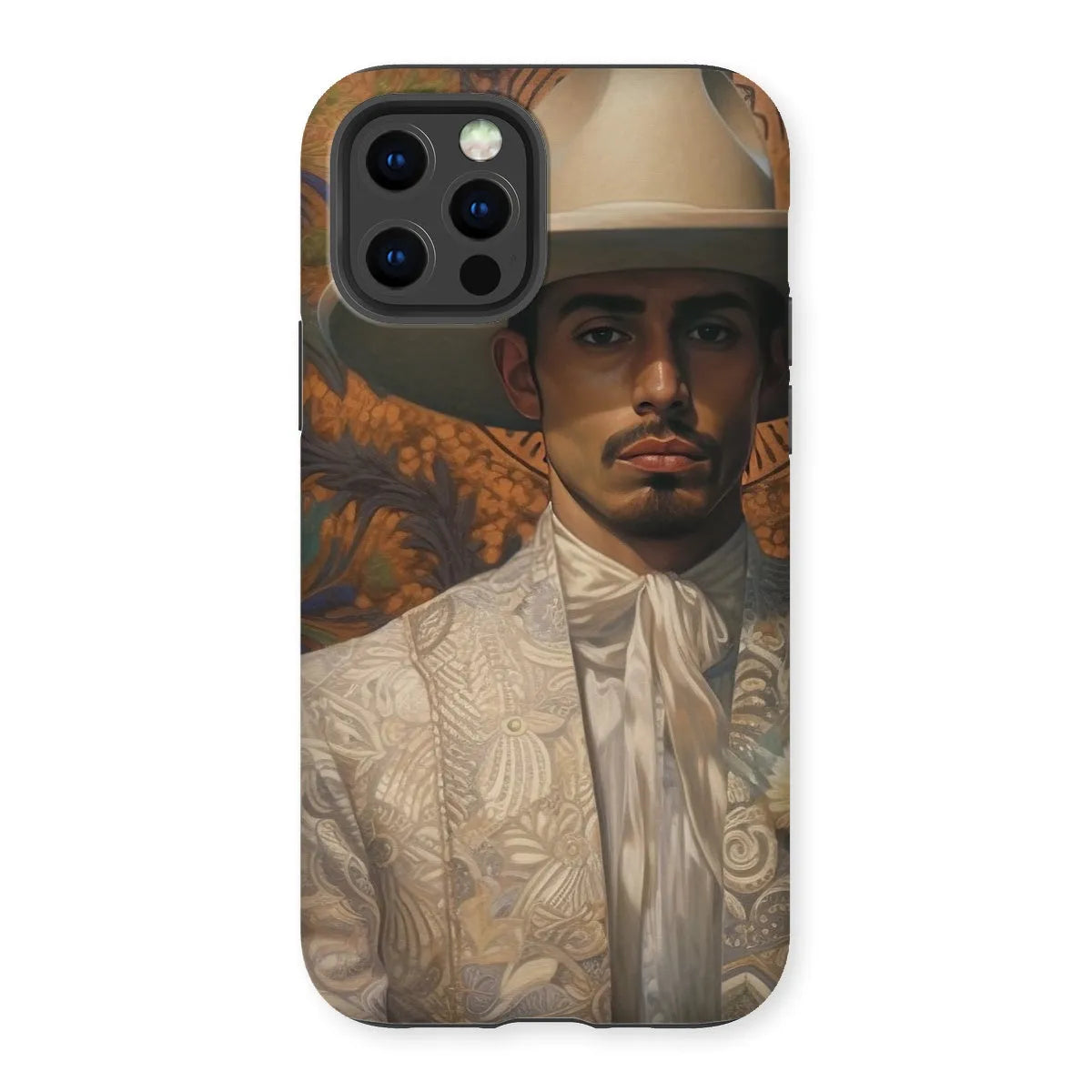 Estephan The Gay Cowboy - Dandy Gay Men Art Phone Case - Iphone 12 Pro / Matte - Mobile Phone Cases - Aesthetic Art