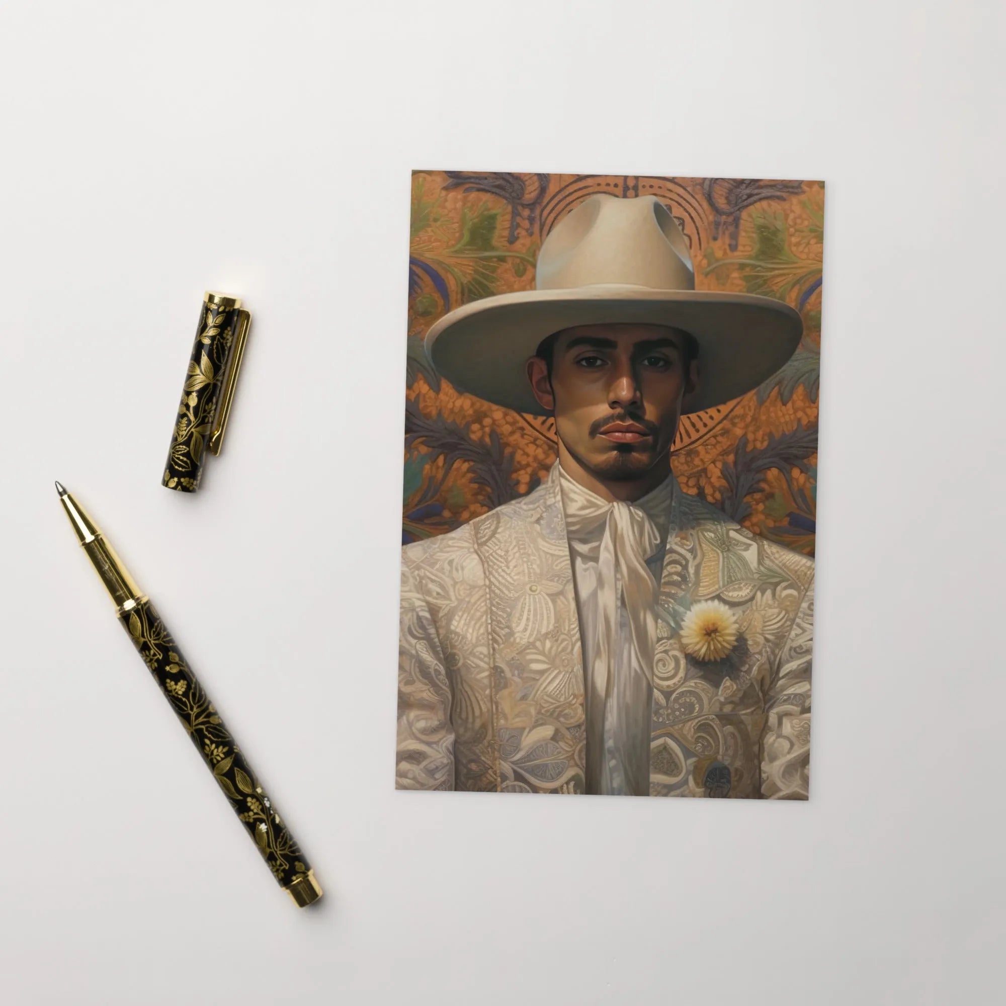 Estephan - Gay Latino Cowboy Art Print - Vaquero Queerart - 4’x6’ - Posters Prints & Visual Artwork - Aesthetic Art