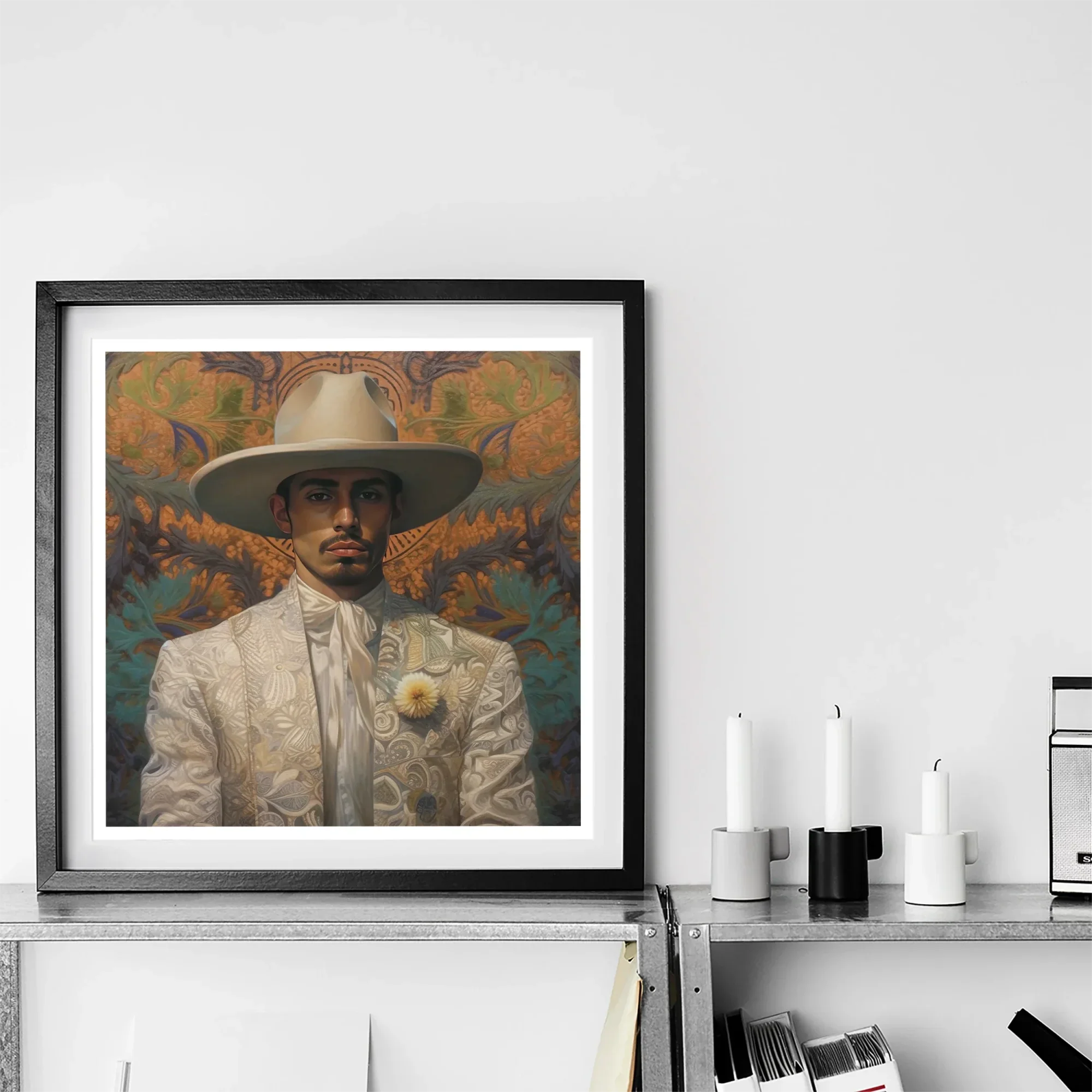 Estephan - Gay Latino Vaquero Art Print Posters Prints & Visual Artwork