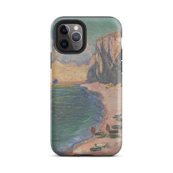 Étretat - Claude Monet Normandy Beach Iphone Case, 11 Pro / Matte, Phone Case Impressionist Beach Scene