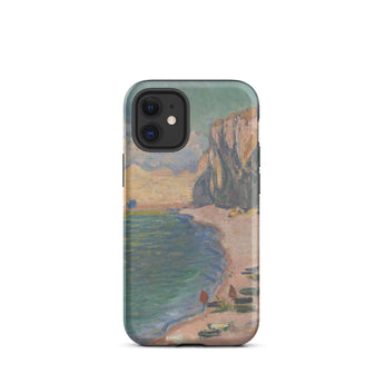 Étretat - Claude Monet Normandy Beach Iphone Case, 12 Mini / Matte, Phone Case Beach Painting