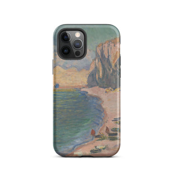 Étretat - Claude Monet Normandy Beach Iphone Case, 12 Pro / Matte, Phone Case Beach Scene