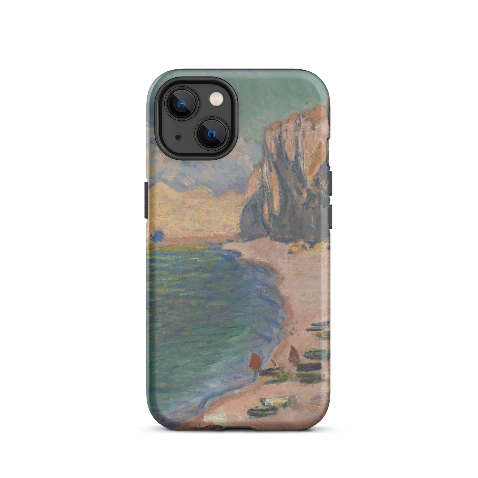 Étretat Claude Monet Normandy Beach Iphone Case, 13 / Matte, Phone Case Beach Painting