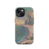 Étretat - Claude Monet Normandy Beach Iphone Case, 15 / Matte, Phone Case Coastal Painting