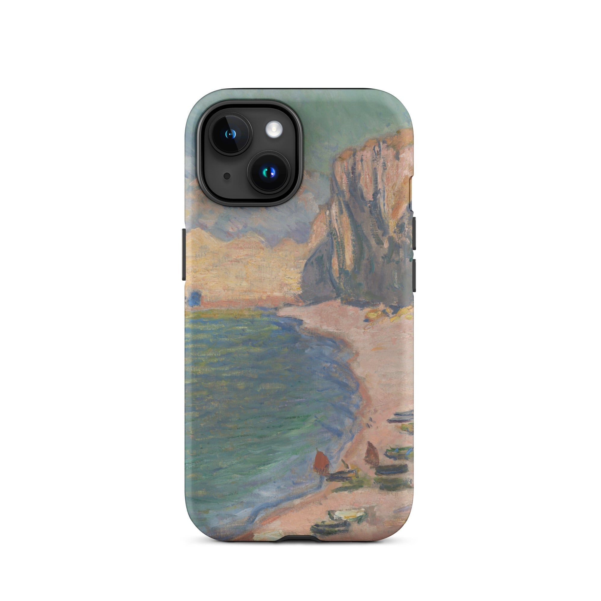 Étretat Claude Monet Normandy Beach Iphone Case, 15 / Matte, Phone Case Coastal Painting